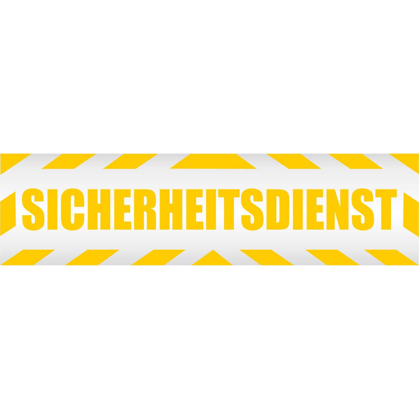 Magnetschild - SICHERHEITSDIENST - Magnetfolie für Auto - LKW - Truck - Baustelle - Firma