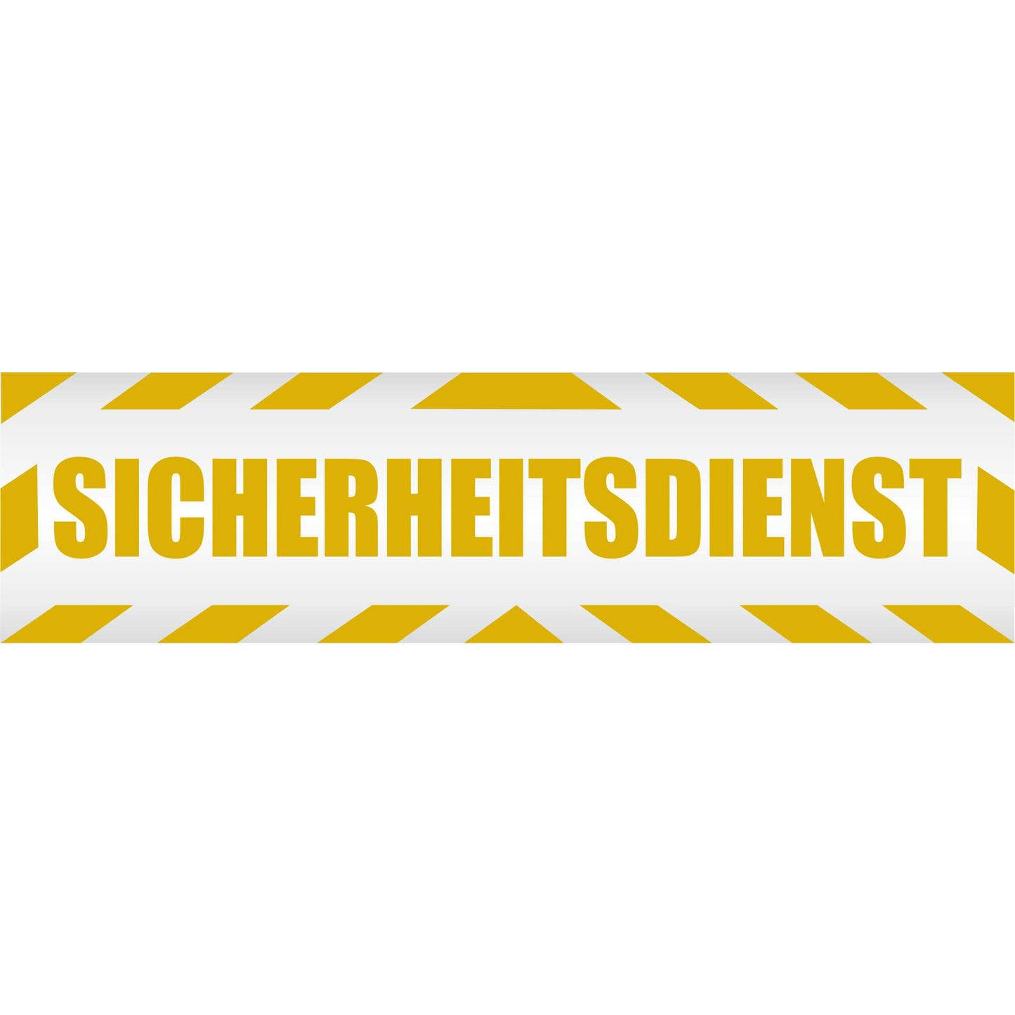 Magnetschild - SICHERHEITSDIENST - Magnetfolie für Auto - LKW - Truck - Baustelle - Firma
