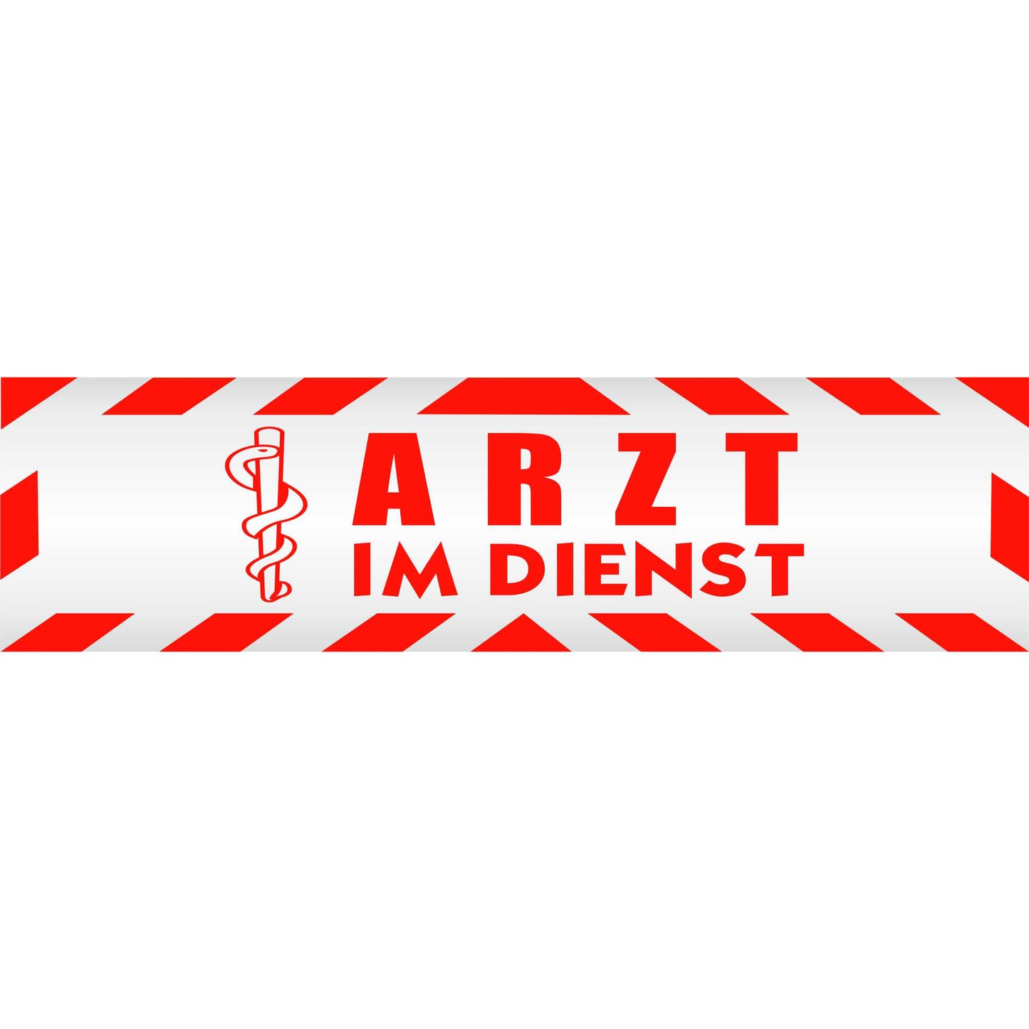 Magnetschild - Arzt im Dienst - Magnetfolie für Auto - LKW - Truck - Baustelle - Firma