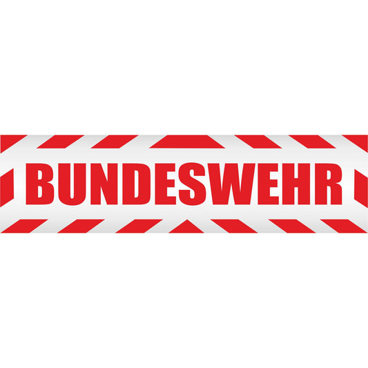 Magnetschild - Bundeswehr BW - Magnetfolie für Auto - LKW - Truck - Baustelle - Firma