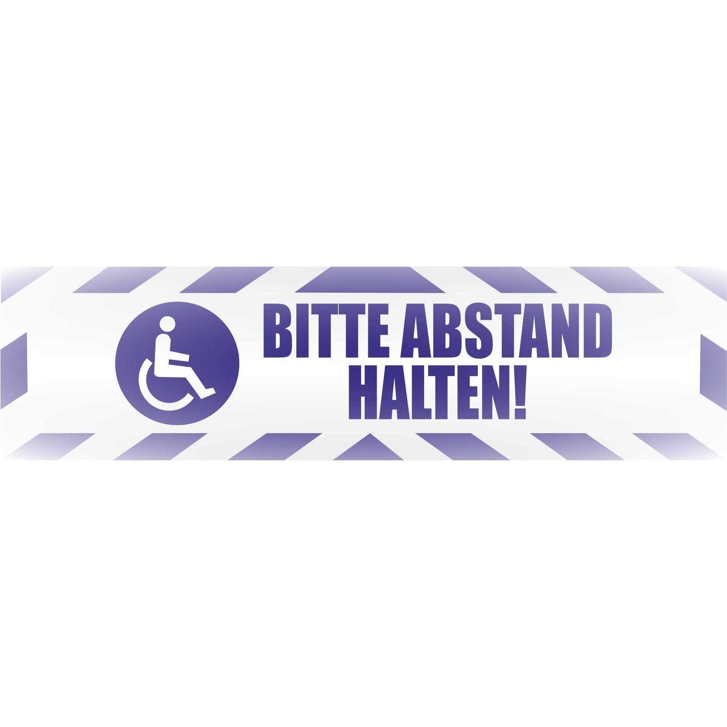 Magnetschild - Bitte Abstand halten! - Magnetfolie für Auto - LKW - Truck - Baustelle - Firma