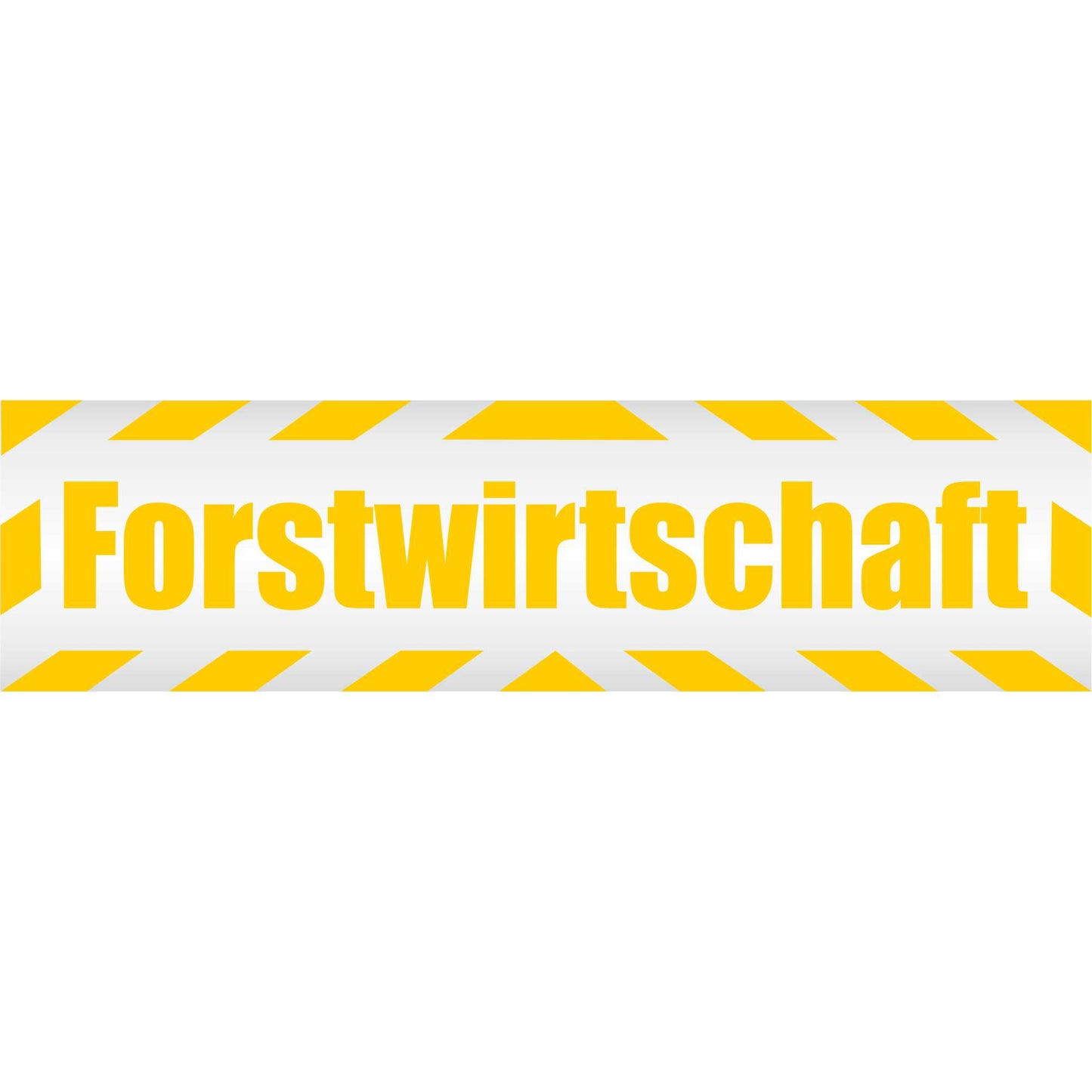 Magnetschild - Forstwirtschaft - Magnetfolie für Auto - LKW - Truck - Baustelle - Firma