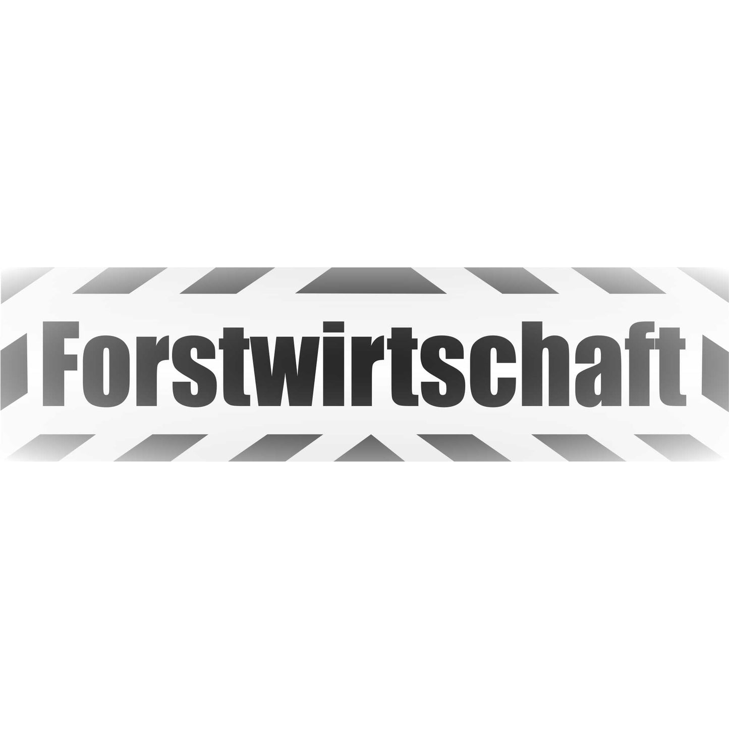 Magnetschild - Forstwirtschaft - Magnetfolie für Auto - LKW - Truck - Baustelle - Firma