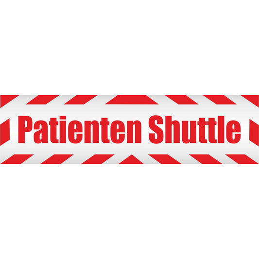 Magnetschild - Patienten Shuttle - Magnetfolie für Auto - LKW - Truck - Baustelle - Firma