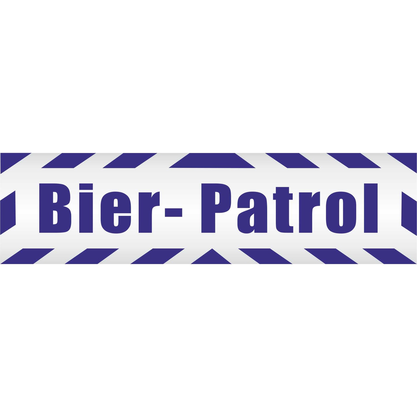 Magnetschild - Bier Patrol - Magnetfolie für Auto - LKW - Truck - Baustelle - Firma