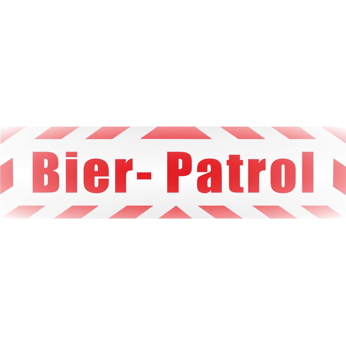 Magnetschild - Bier Patrol - Magnetfolie für Auto - LKW - Truck - Baustelle - Firma