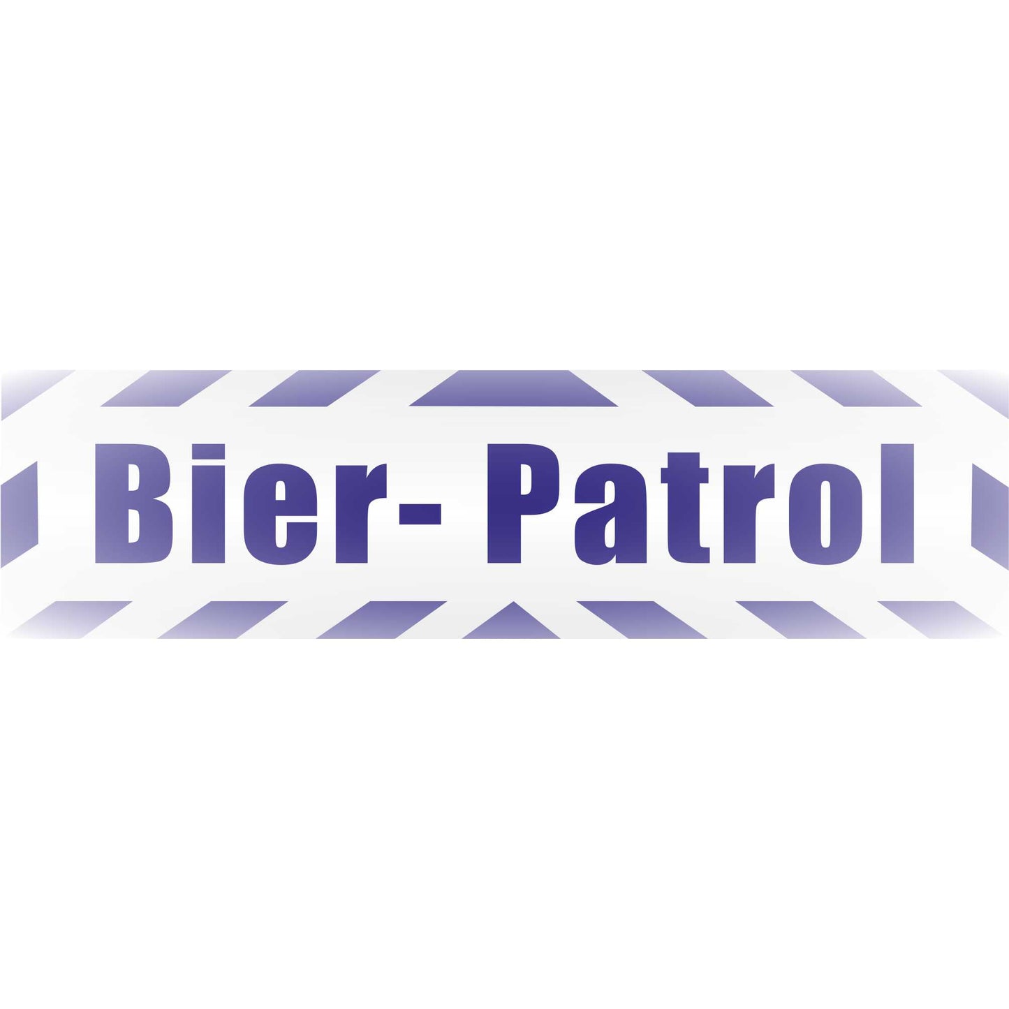 Magnetschild - Bier Patrol - Magnetfolie für Auto - LKW - Truck - Baustelle - Firma