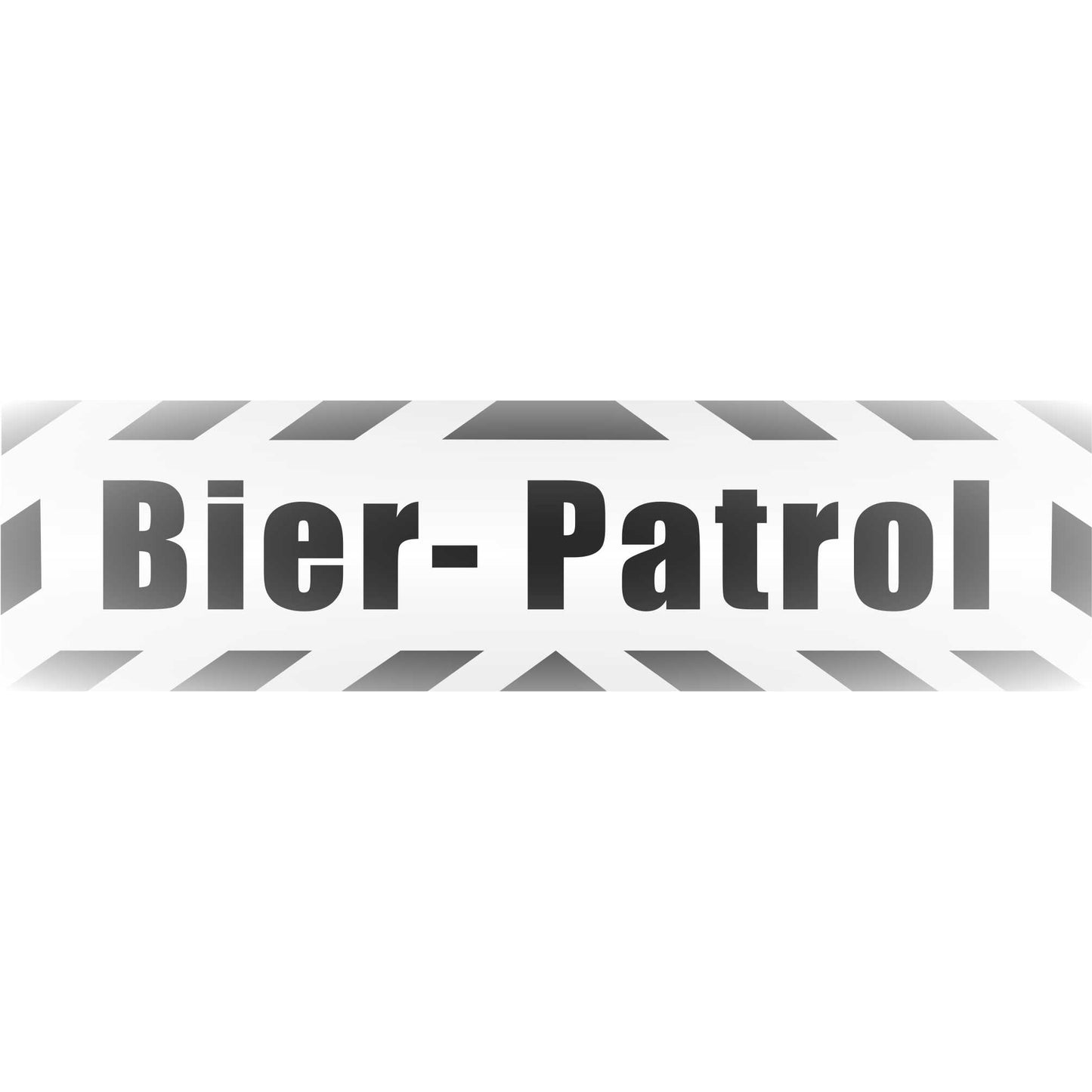 Magnetschild - Bier Patrol - Magnetfolie für Auto - LKW - Truck - Baustelle - Firma