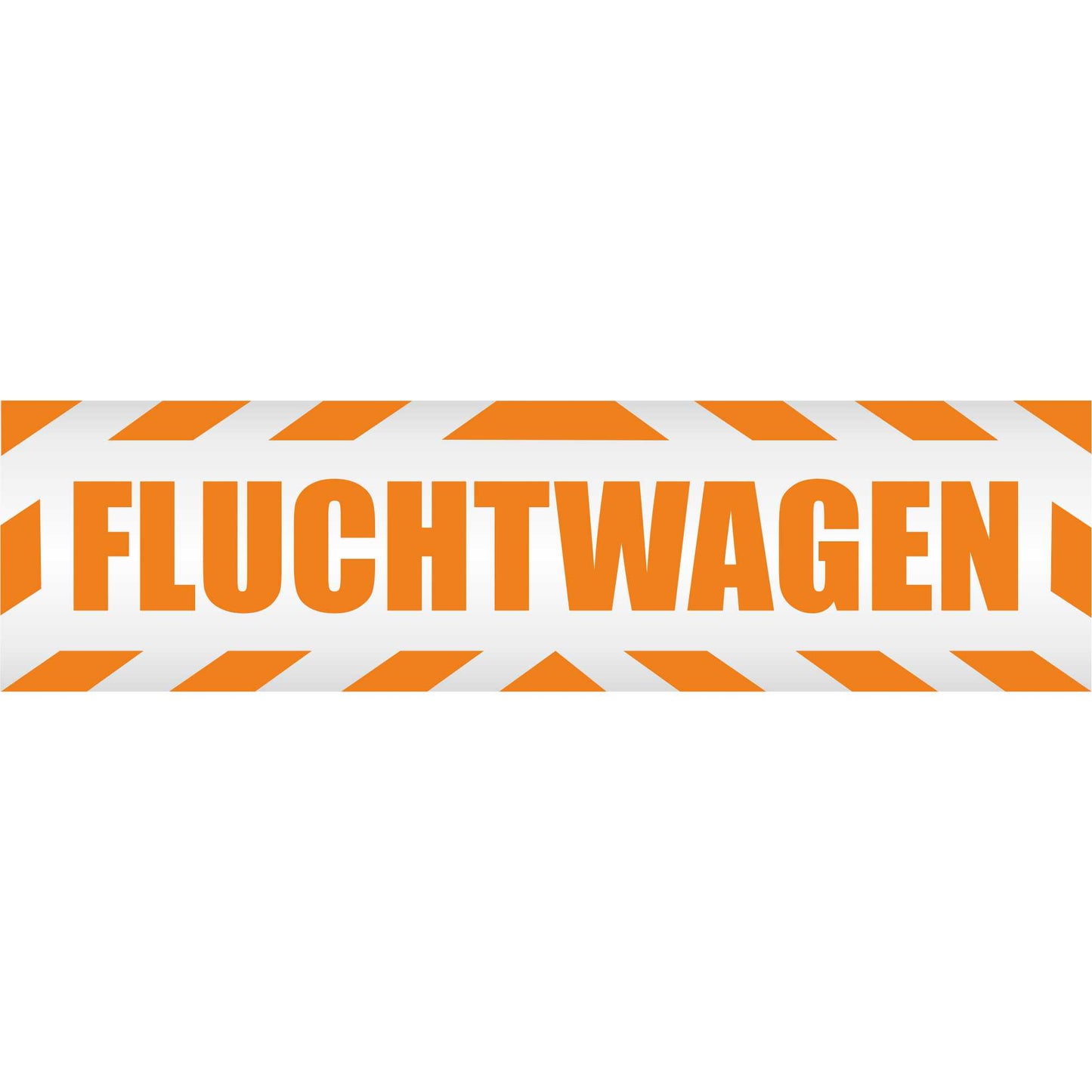 Magnetschild - Fluchtwagen - Magnetfolie für Auto - LKW - Truck - Baustelle - Firma