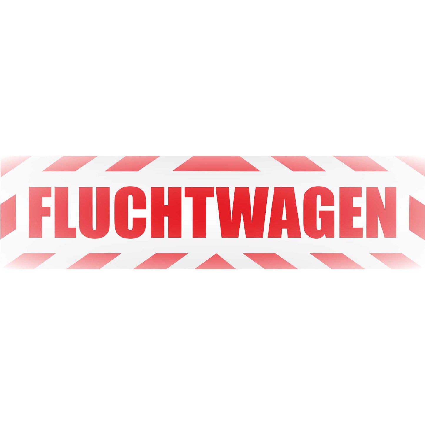 Magnetschild - Fluchtwagen - Magnetfolie für Auto - LKW - Truck - Baustelle - Firma