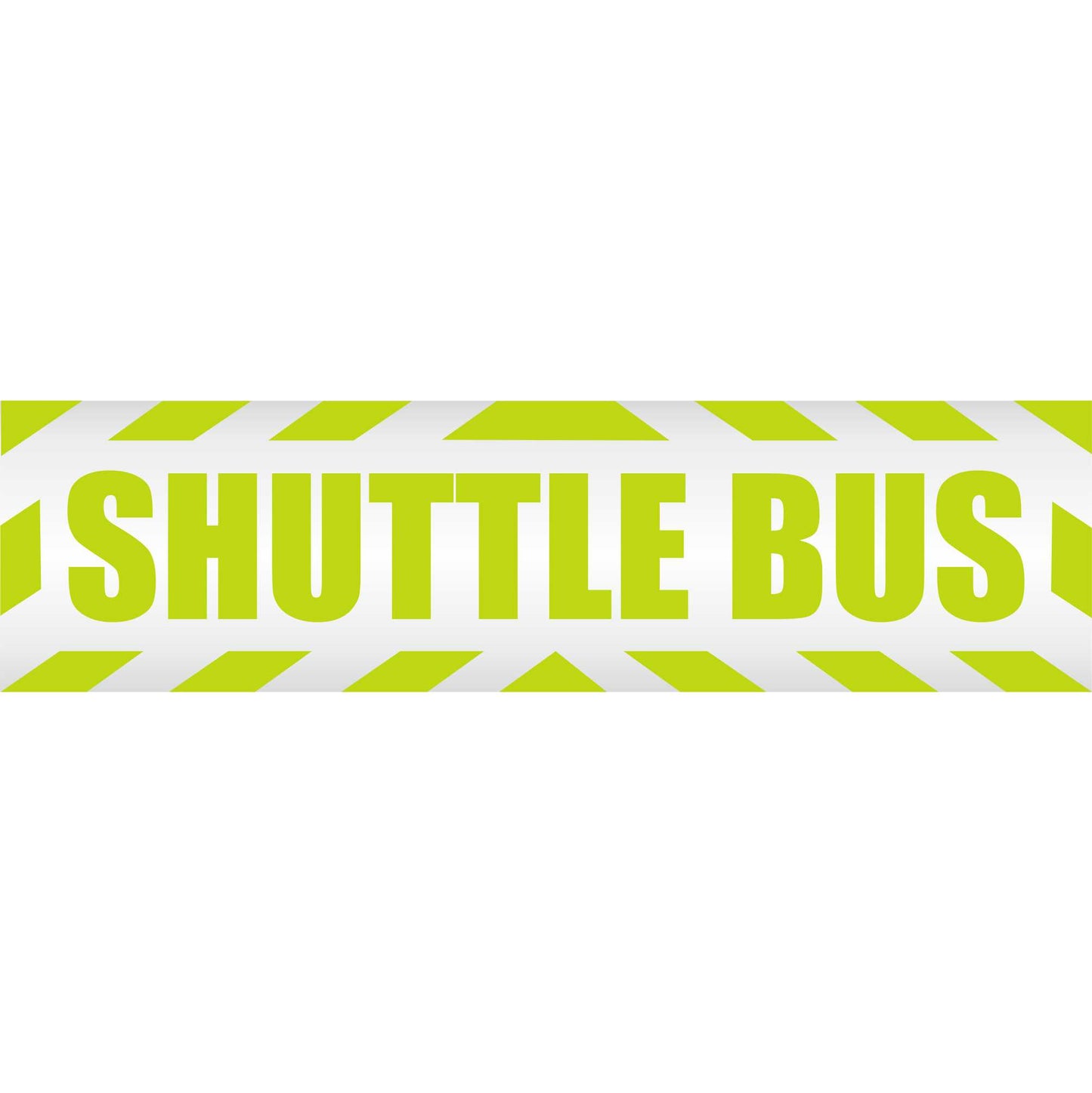 Magnetschild - Shuttle Bus - Magnetfolie für Auto - LKW - Truck - Baustelle - Firma