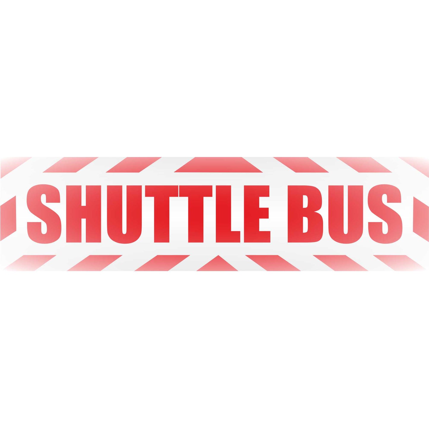 Magnetschild - Shuttle Bus - Magnetfolie für Auto - LKW - Truck - Baustelle - Firma
