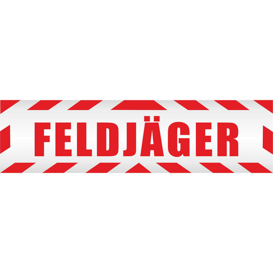 Magnetschild - Feldjäger - Magnetfolie für Auto - LKW - Truck - Baustelle - Firma