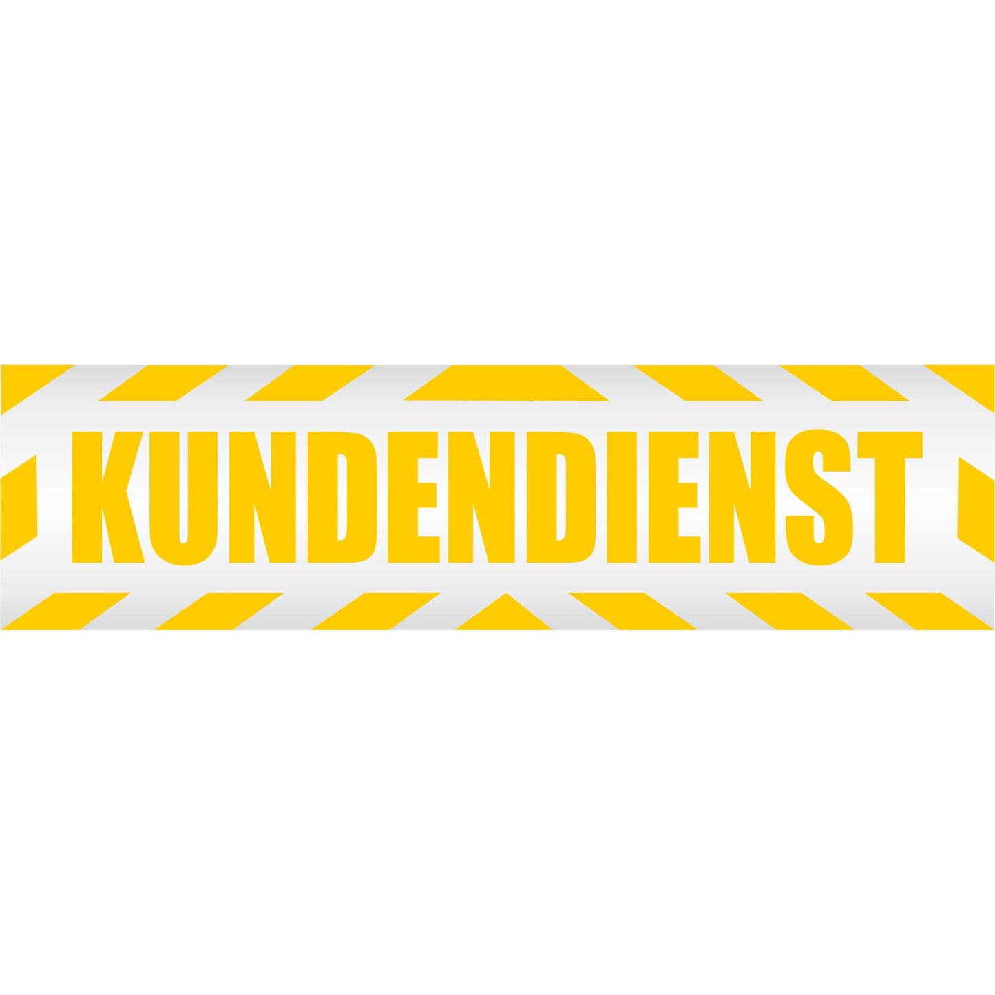 Magnetschild - Kundendienst - Magnetfolie für Auto - LKW - Truck - Baustelle - Firma