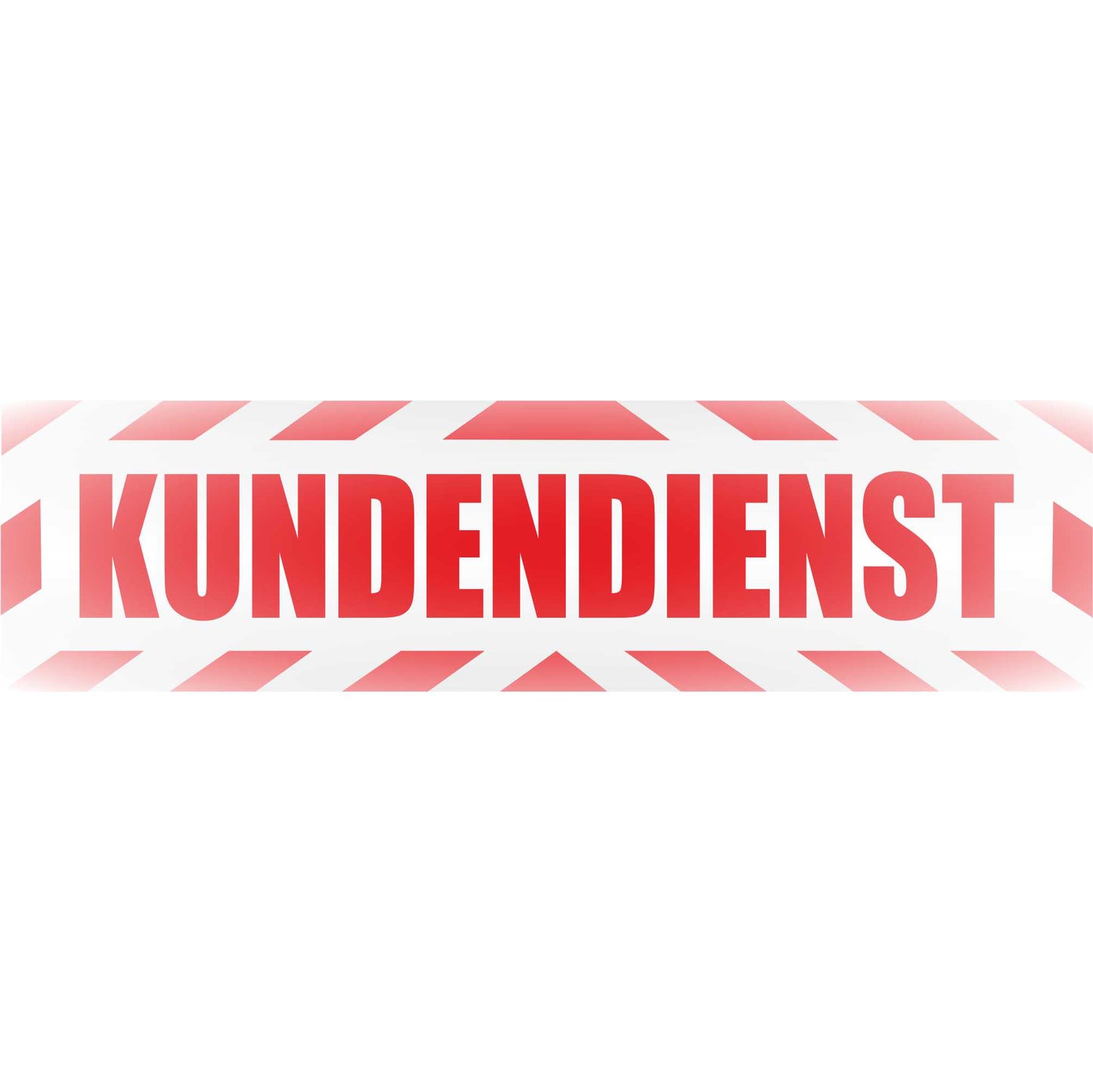 Magnetschild - Kundendienst - Magnetfolie für Auto - LKW - Truck - Baustelle - Firma