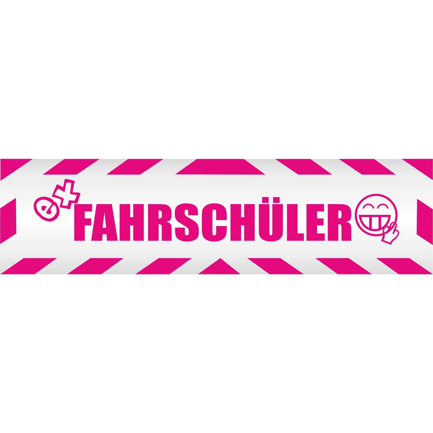 Magnetschild - Ex Fahrschüler - Magnetfolie für Auto - LKW - Truck - Baustelle - Firma