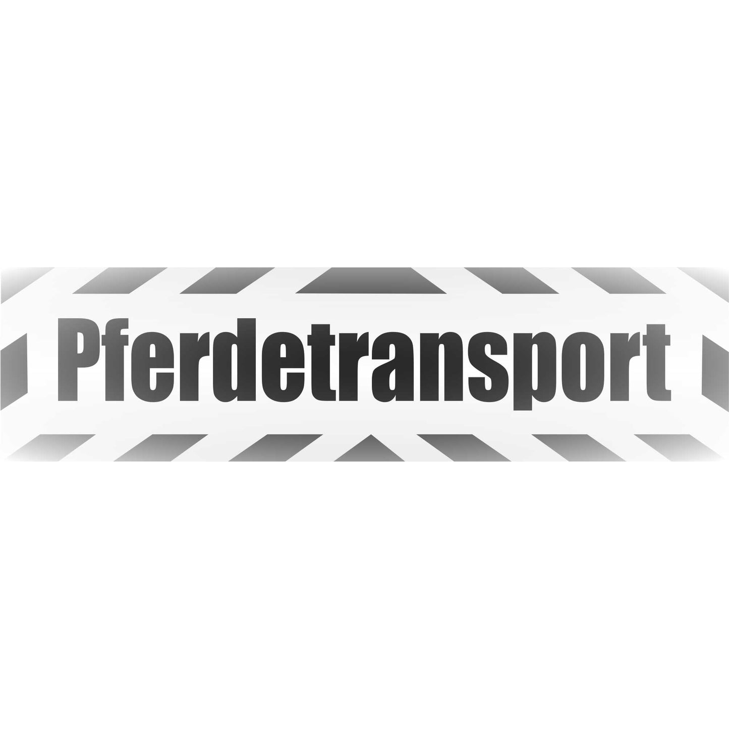 Magnetschild - Pferdetransport - Magnetfolie für Auto - LKW - Truck - Baustelle - Firma