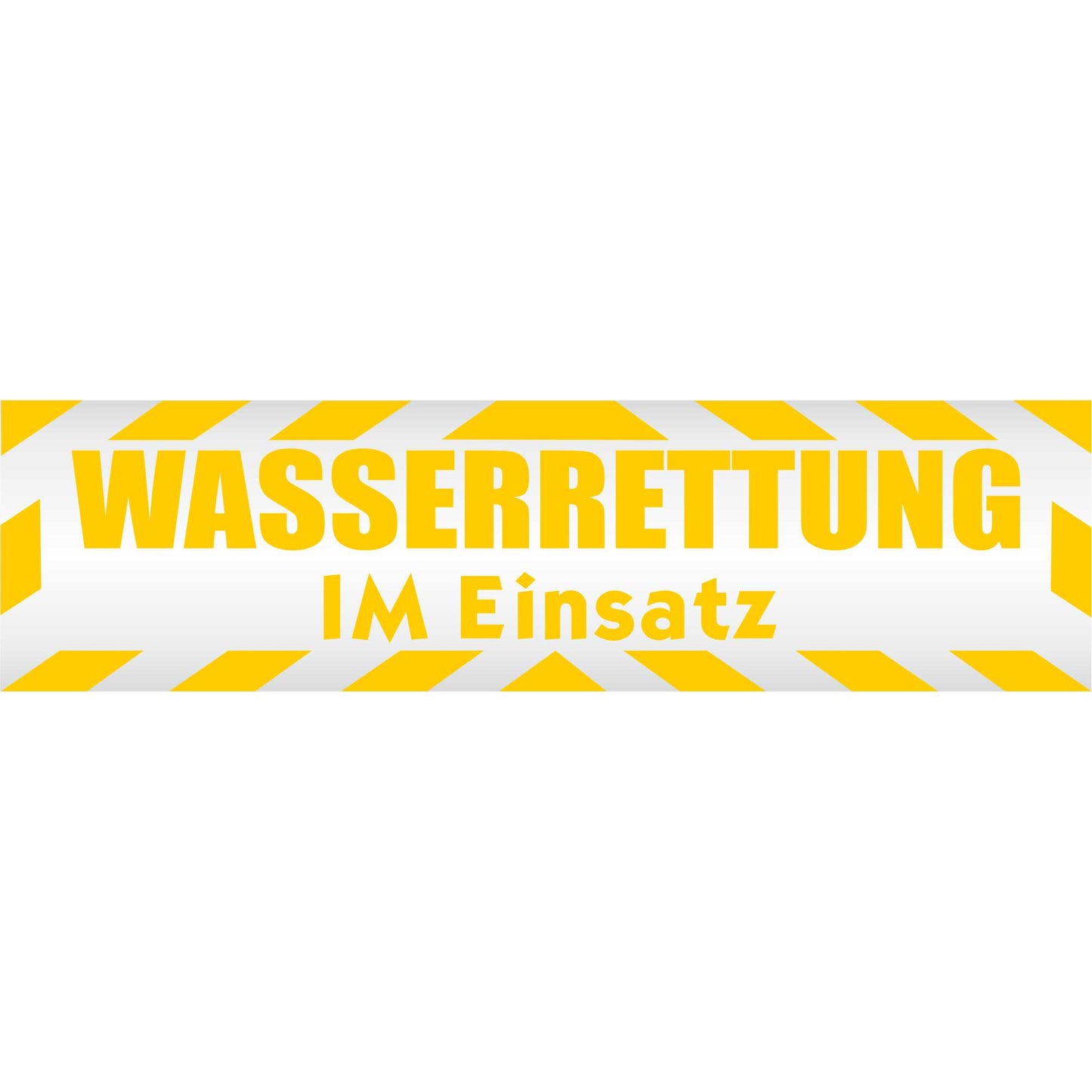 Magnetschild - Wasserrettung im Einsatz - Magnetfolie für Auto - LKW - Truck - Baustelle - Firma