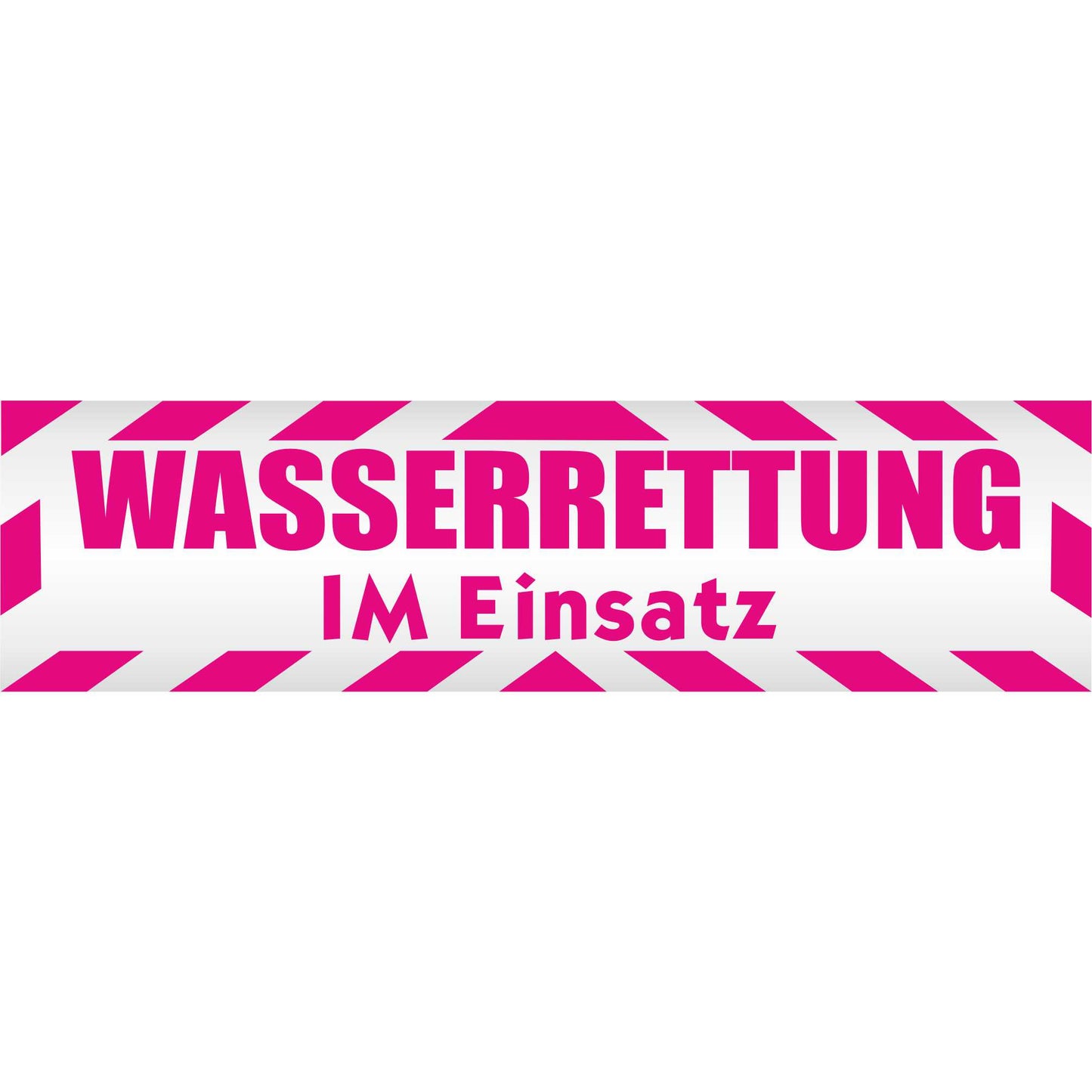 Magnetschild - Wasserrettung im Einsatz - Magnetfolie für Auto - LKW - Truck - Baustelle - Firma