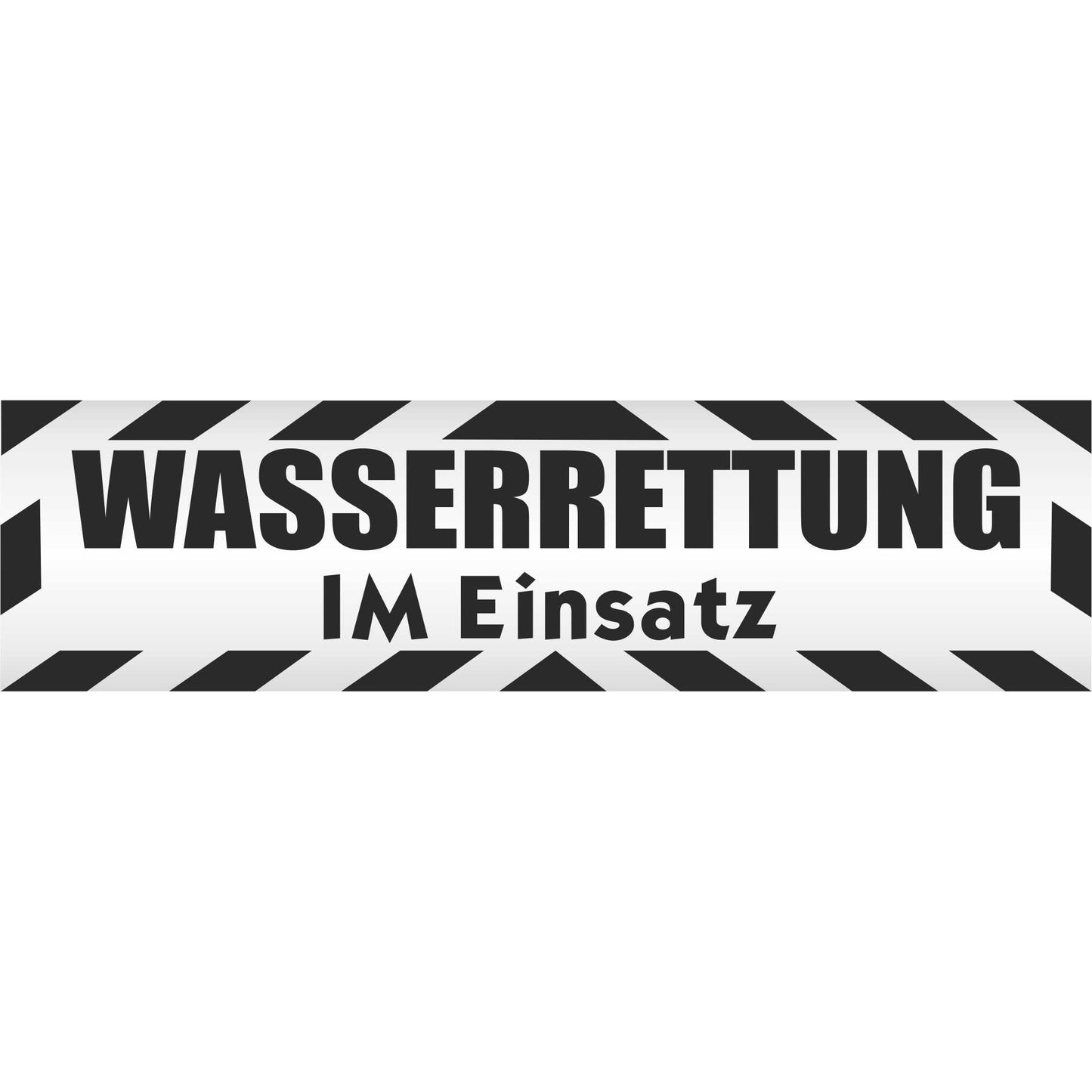 Magnetschild - Wasserrettung im Einsatz - Magnetfolie für Auto - LKW - Truck - Baustelle - Firma