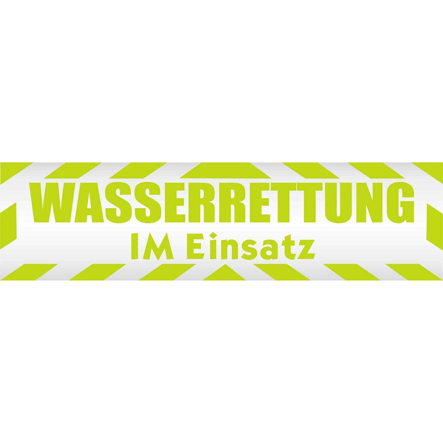 Magnetschild - Wasserrettung im Einsatz - Magnetfolie für Auto - LKW - Truck - Baustelle - Firma
