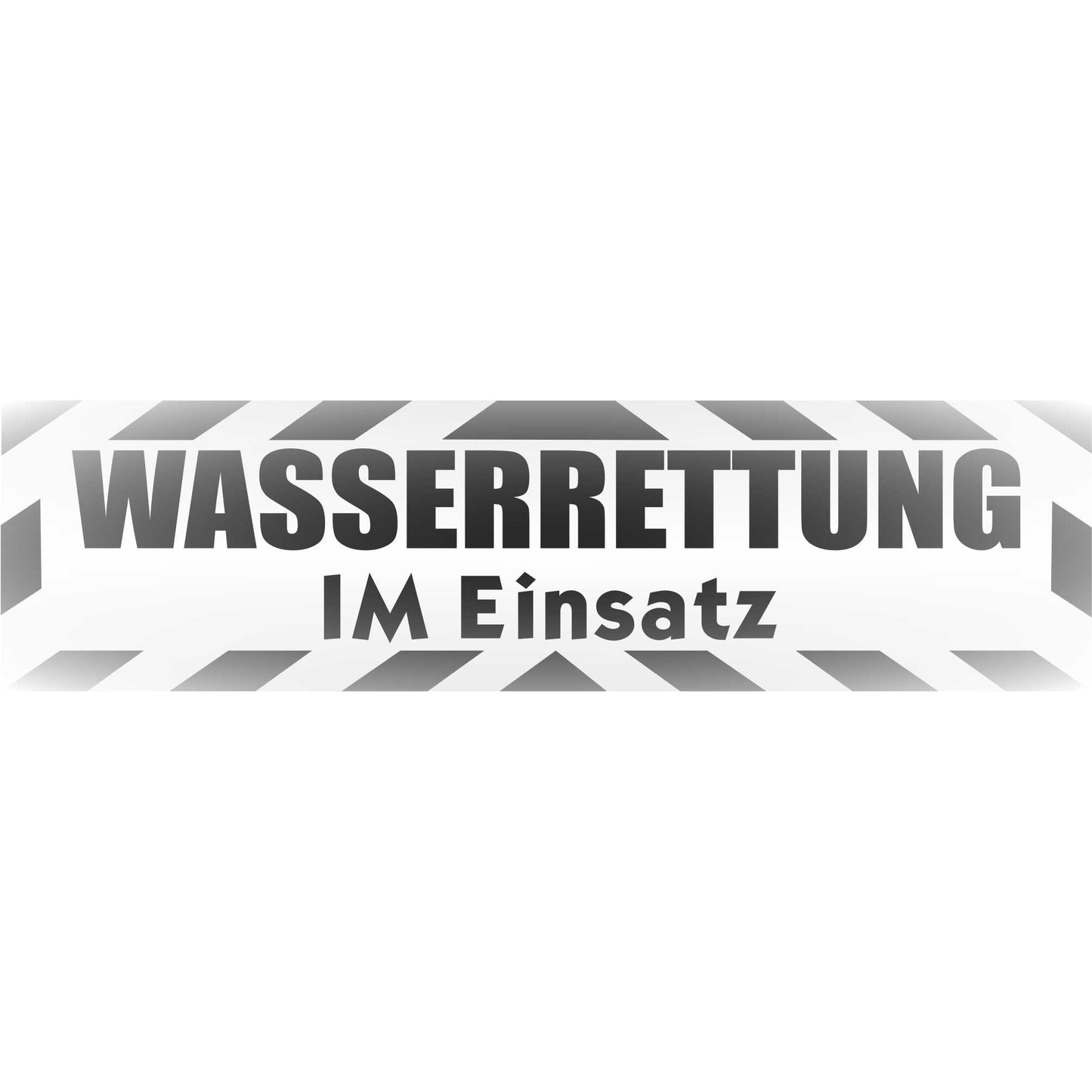 Magnetschild - Wasserrettung im Einsatz - Magnetfolie für Auto - LKW - Truck - Baustelle - Firma