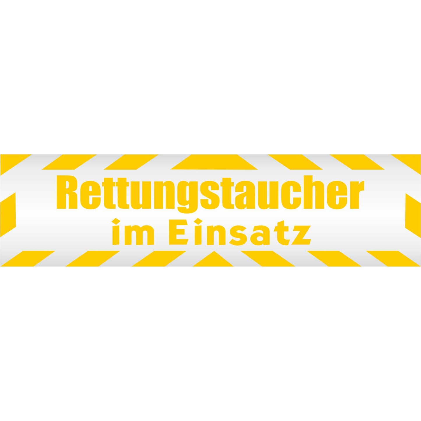 Magnetschild - Rettungstaucher im Einsatz - Magnetfolie für Auto - LKW - Truck - Baustelle - Firma