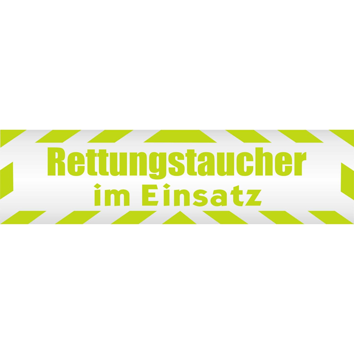 Magnetschild - Rettungstaucher im Einsatz - Magnetfolie für Auto - LKW - Truck - Baustelle - Firma