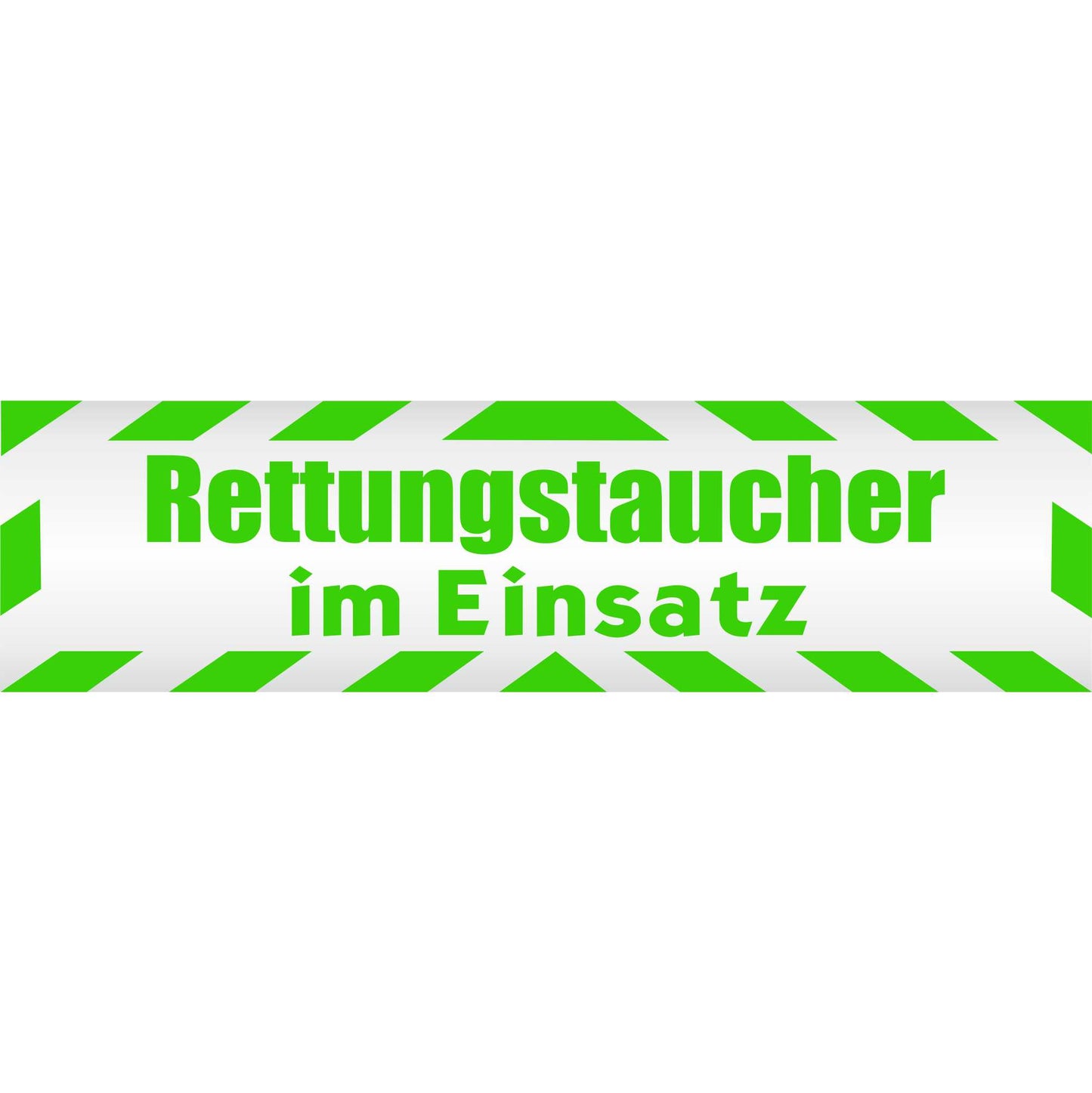 Magnetschild - Rettungstaucher im Einsatz - Magnetfolie für Auto - LKW - Truck - Baustelle - Firma