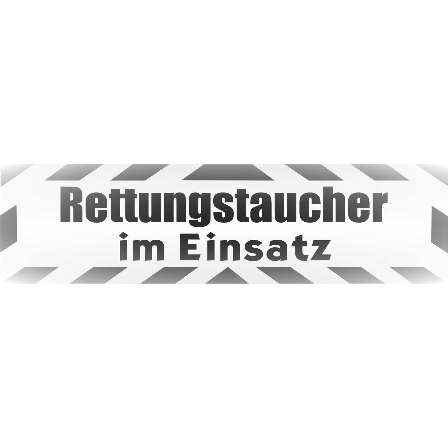 Magnetschild - Rettungstaucher im Einsatz - Magnetfolie für Auto - LKW - Truck - Baustelle - Firma