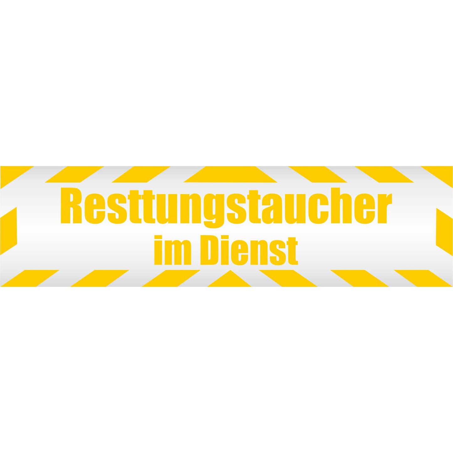 Magnetschild - Rettungstaucher im Dienst - Magnetfolie für Auto - LKW - Truck - Baustelle - Firma