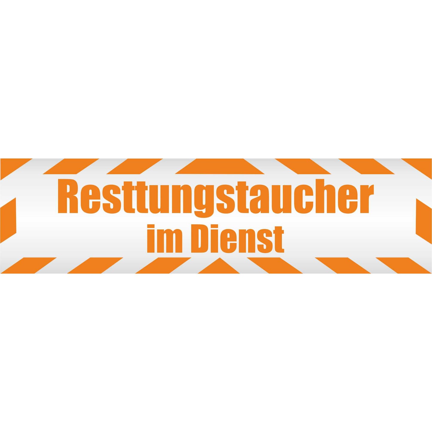 Magnetschild - Rettungstaucher im Dienst - Magnetfolie für Auto - LKW - Truck - Baustelle - Firma