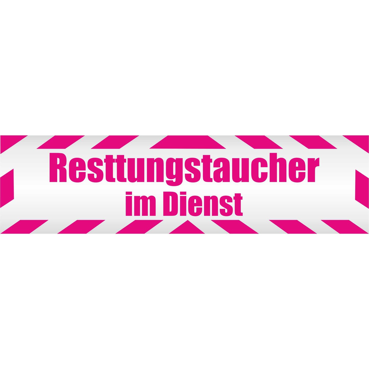 Magnetschild - Rettungstaucher im Dienst - Magnetfolie für Auto - LKW - Truck - Baustelle - Firma
