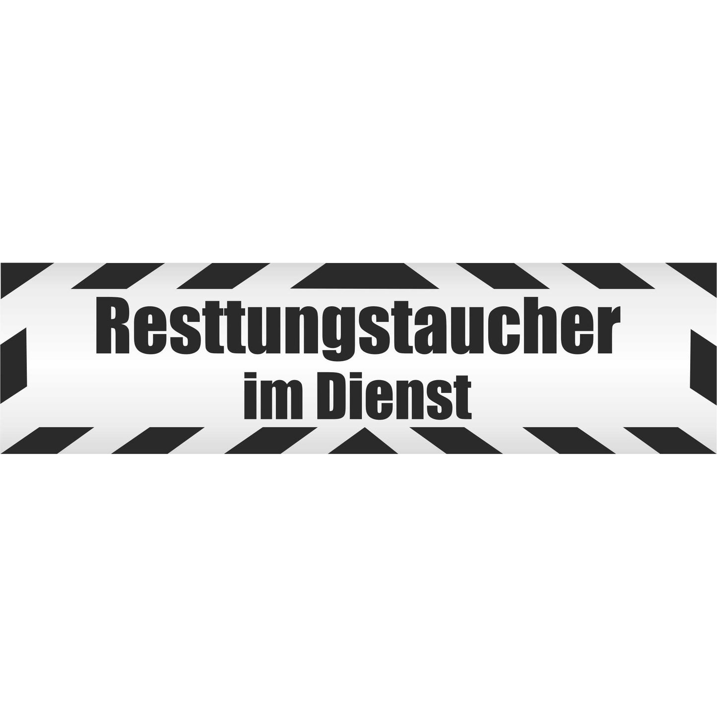 Magnetschild - Rettungstaucher im Dienst - Magnetfolie für Auto - LKW - Truck - Baustelle - Firma