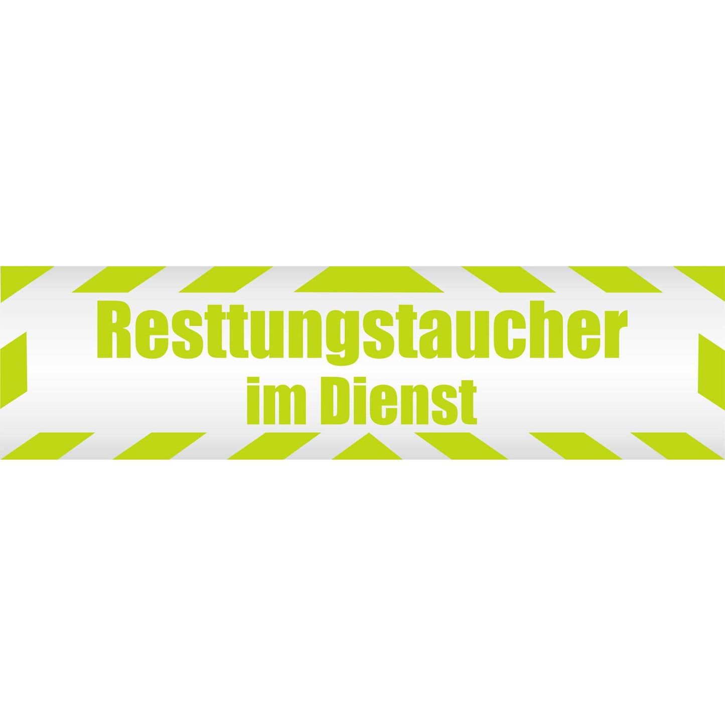 Magnetschild - Rettungstaucher im Dienst - Magnetfolie für Auto - LKW - Truck - Baustelle - Firma