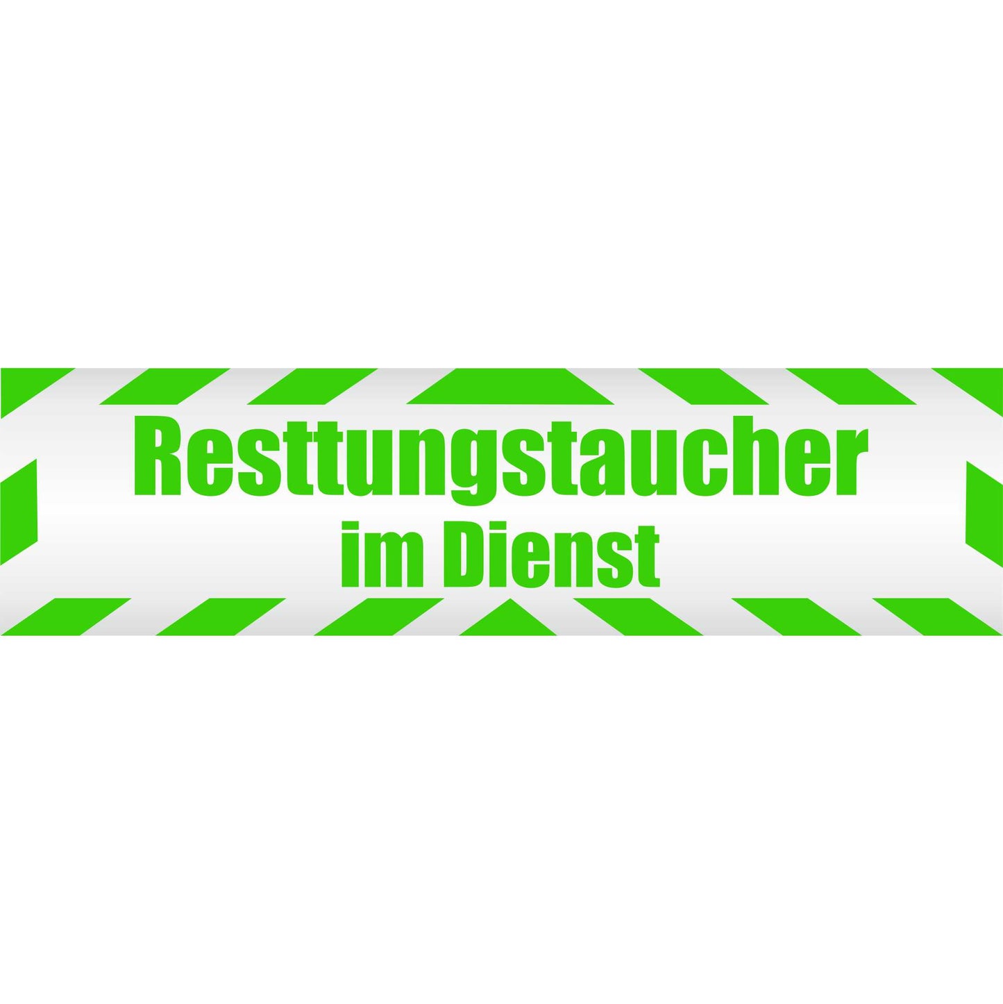 Magnetschild - Rettungstaucher im Dienst - Magnetfolie für Auto - LKW - Truck - Baustelle - Firma
