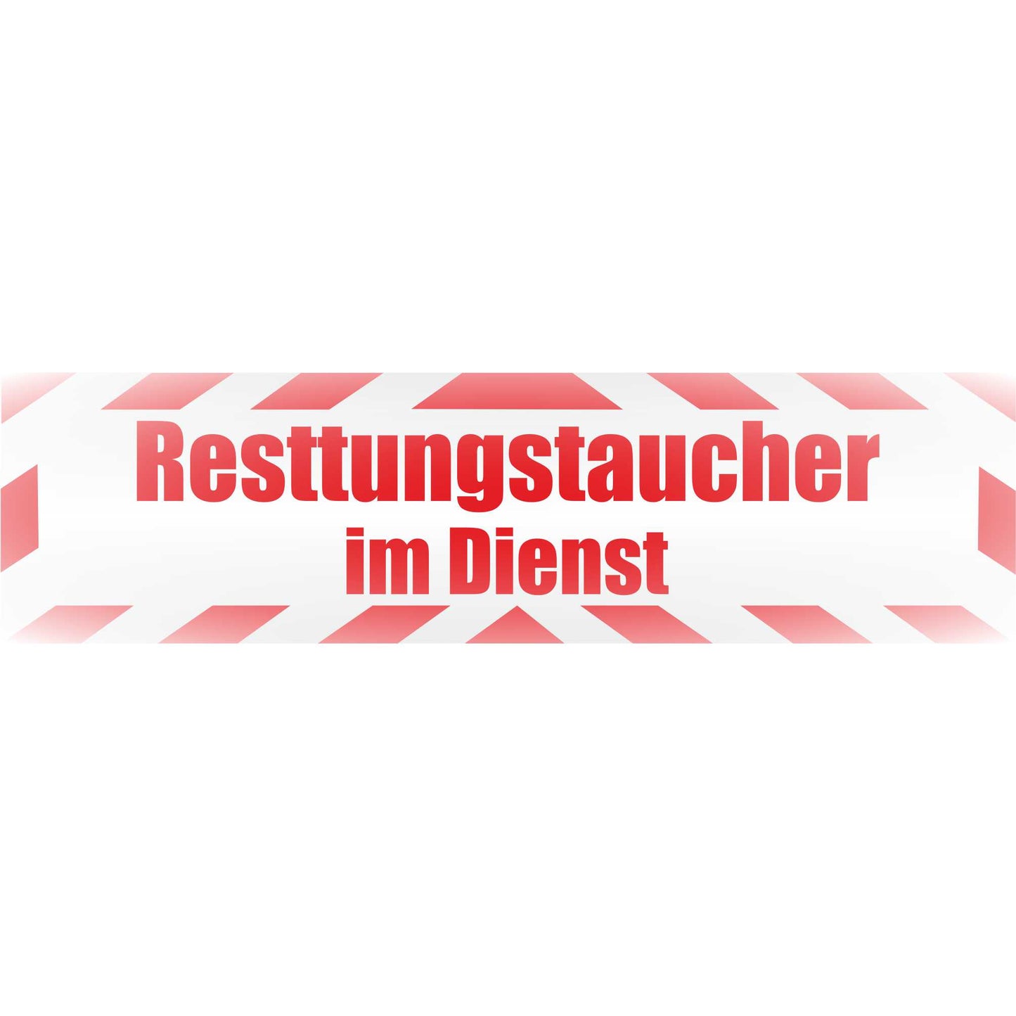 Magnetschild - Rettungstaucher im Dienst - Magnetfolie für Auto - LKW - Truck - Baustelle - Firma