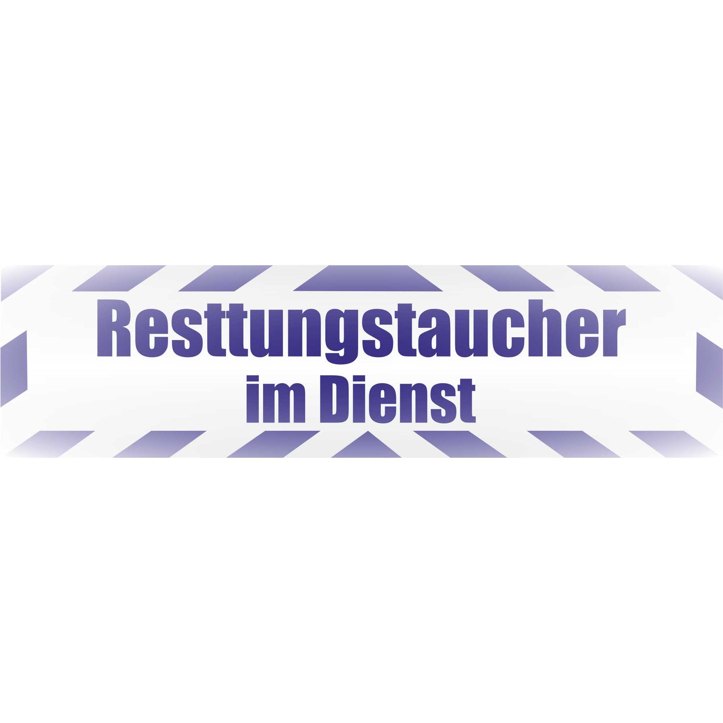 Magnetschild - Rettungstaucher im Dienst - Magnetfolie für Auto - LKW - Truck - Baustelle - Firma
