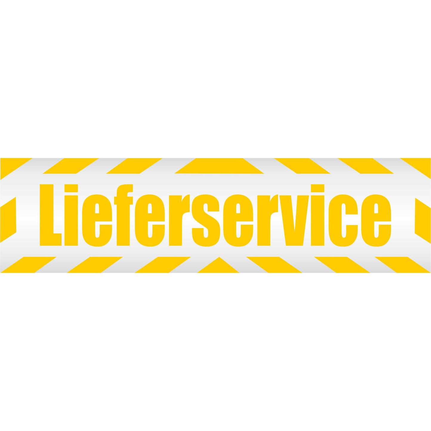 Magnetschild - Lieferservice - Magnetfolie für Auto - LKW - Truck - Baustelle - Firma