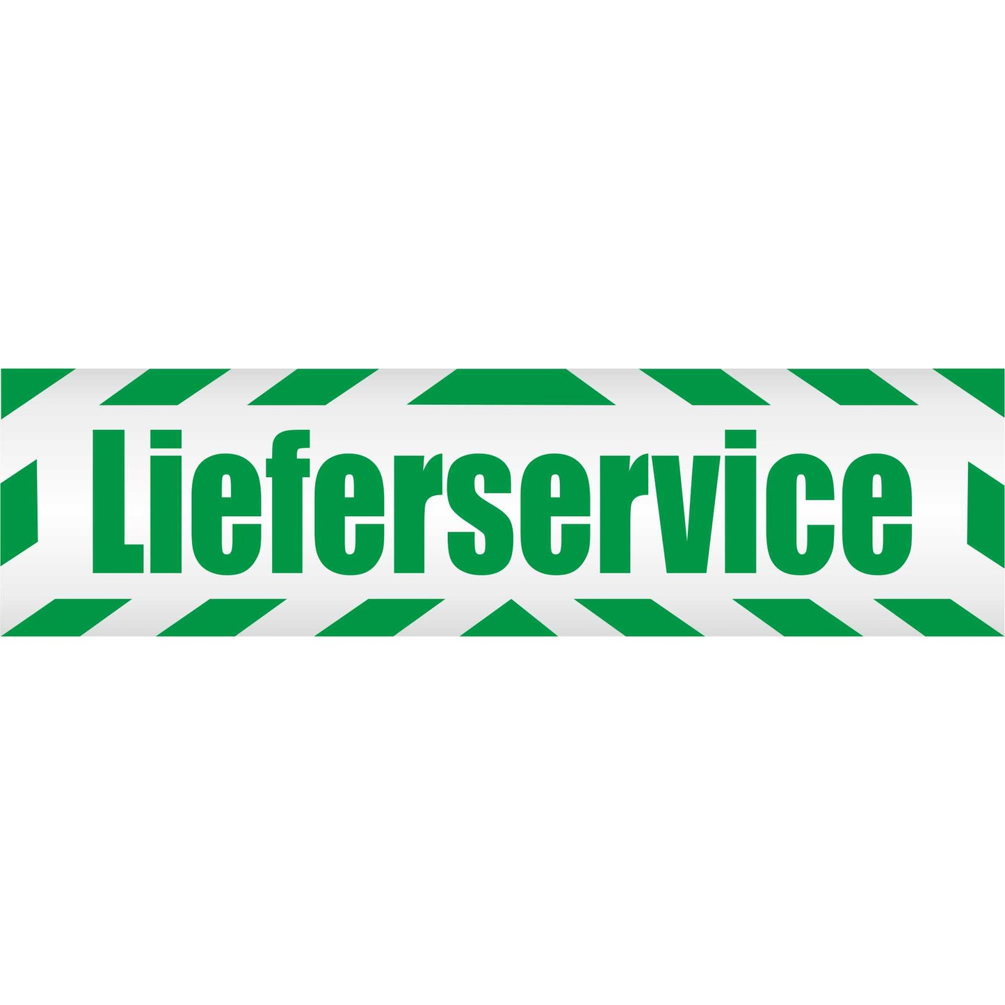 Magnetschild - Lieferservice - Magnetfolie für Auto - LKW - Truck - Baustelle - Firma
