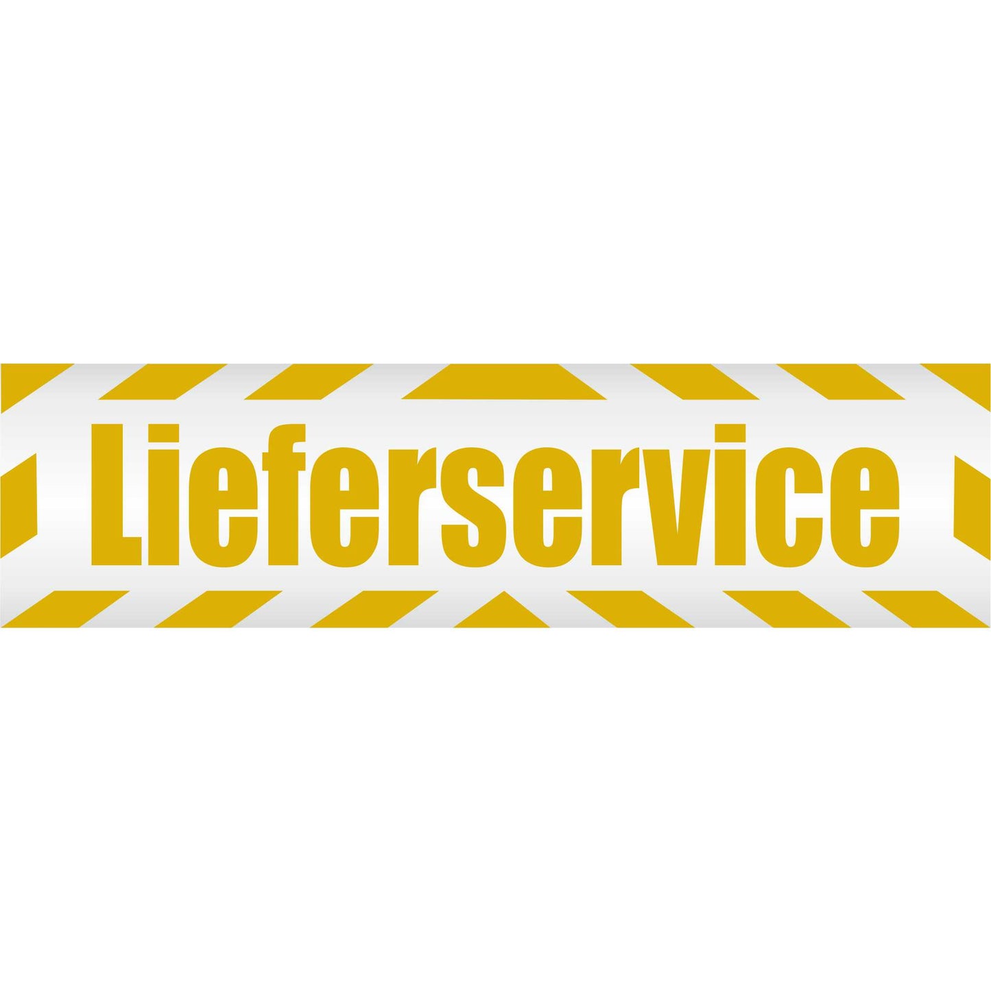 Magnetschild - Lieferservice - Magnetfolie für Auto - LKW - Truck - Baustelle - Firma