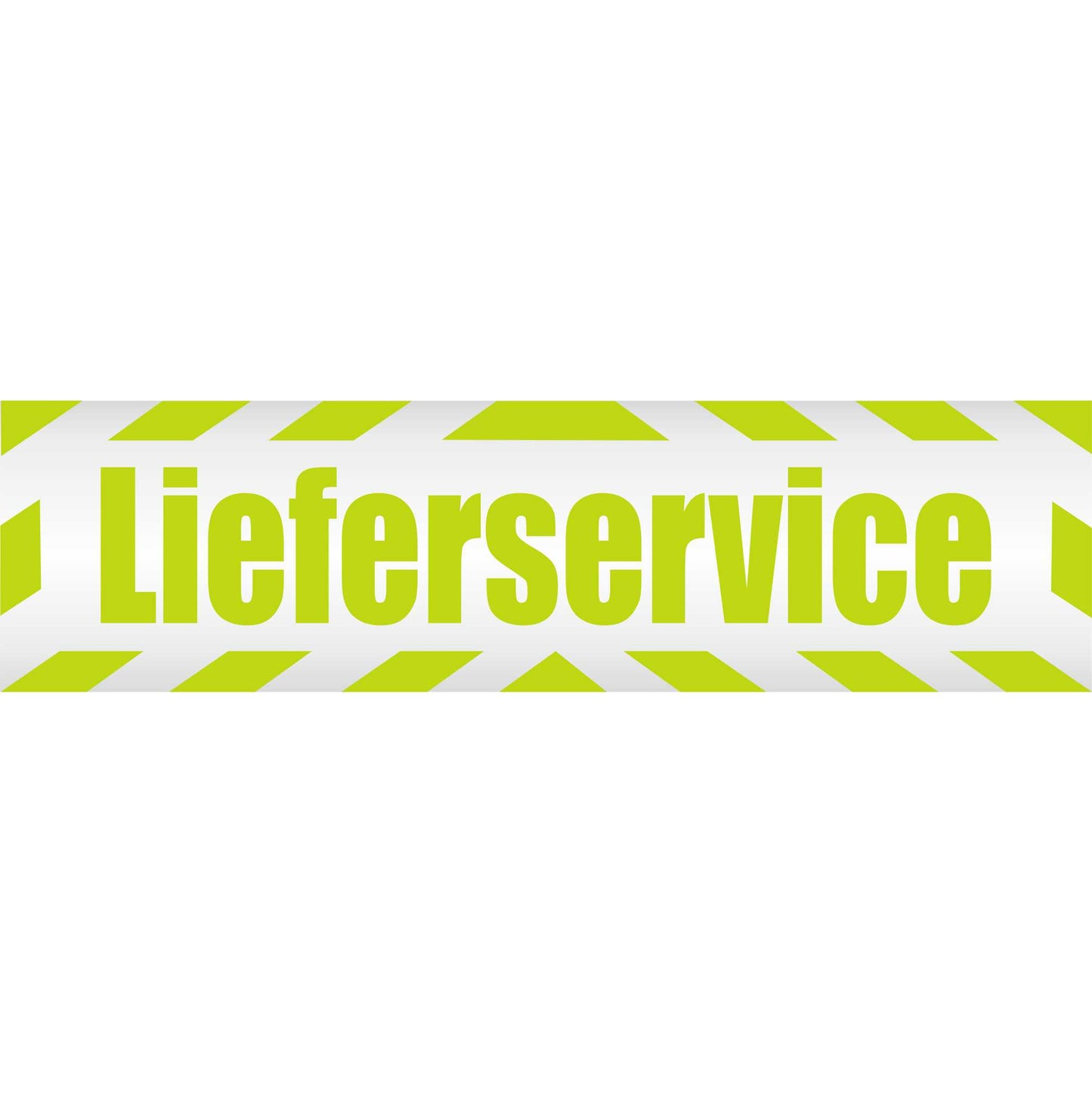 Magnetschild - Lieferservice - Magnetfolie für Auto - LKW - Truck - Baustelle - Firma