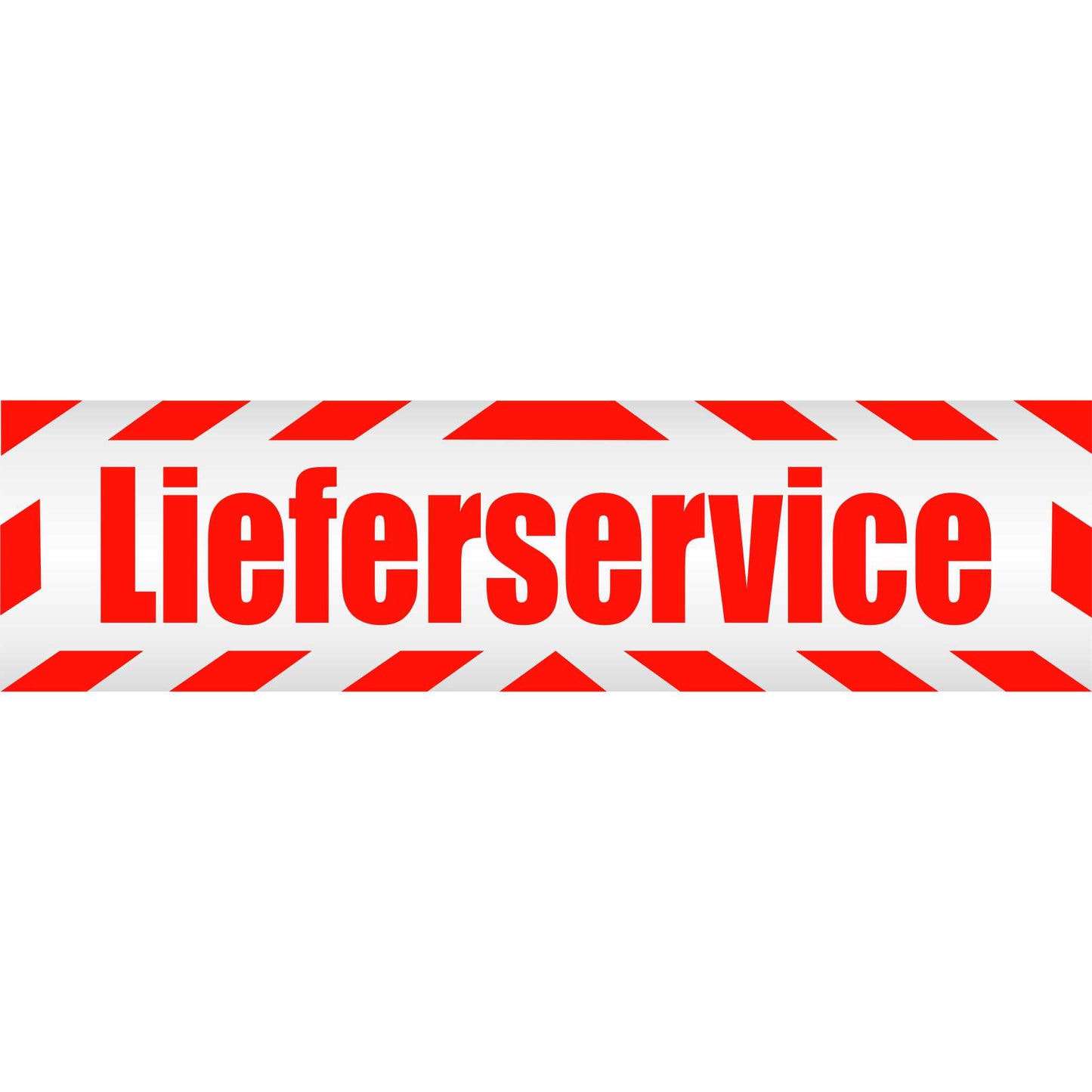 Magnetschild - Lieferservice - Magnetfolie für Auto - LKW - Truck - Baustelle - Firma