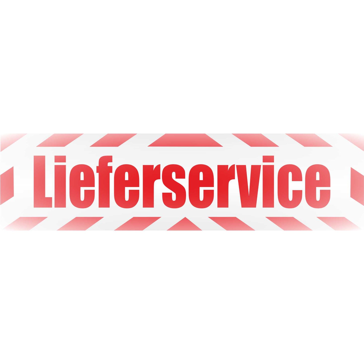 Magnetschild - Lieferservice - Magnetfolie für Auto - LKW - Truck - Baustelle - Firma