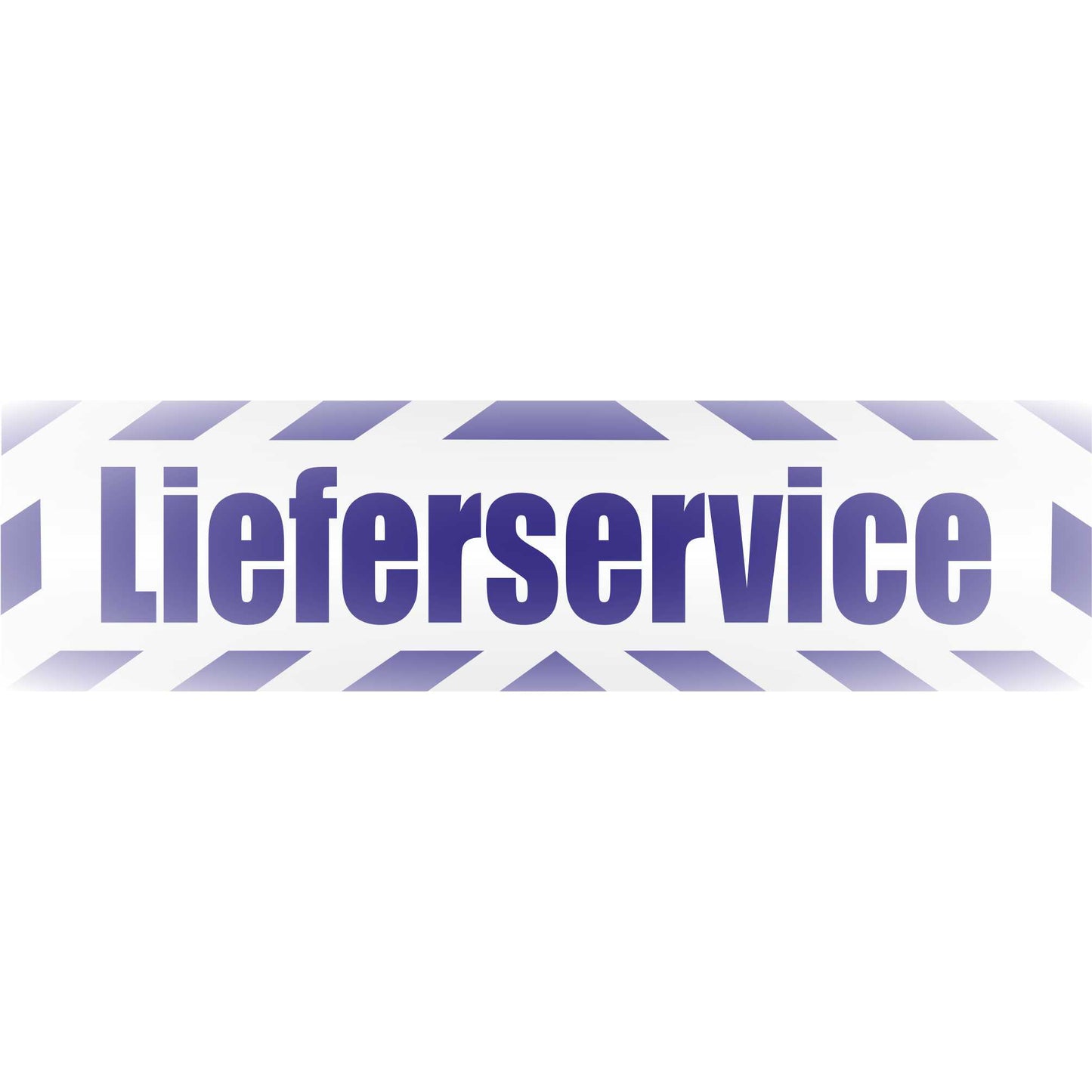 Magnetschild - Lieferservice - Magnetfolie für Auto - LKW - Truck - Baustelle - Firma