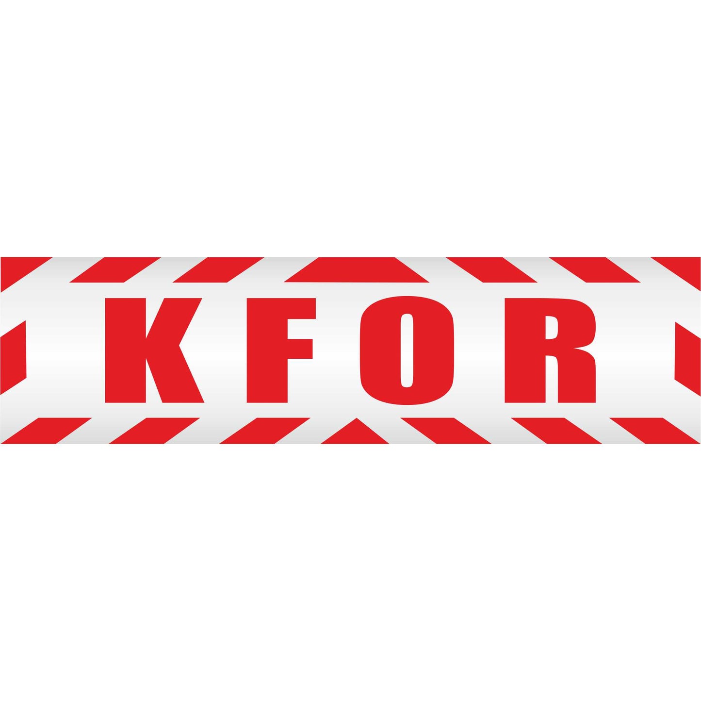 Magnetschild - KFOR - Magnetfolie für Auto - LKW - Truck - Baustelle - Firma