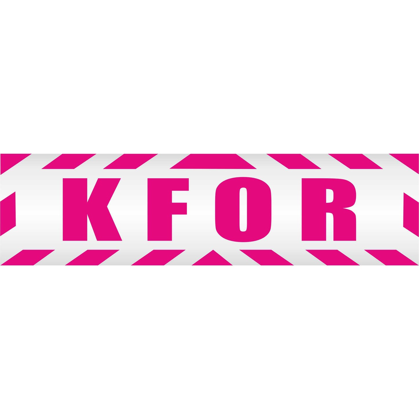 Magnetschild - KFOR - Magnetfolie für Auto - LKW - Truck - Baustelle - Firma