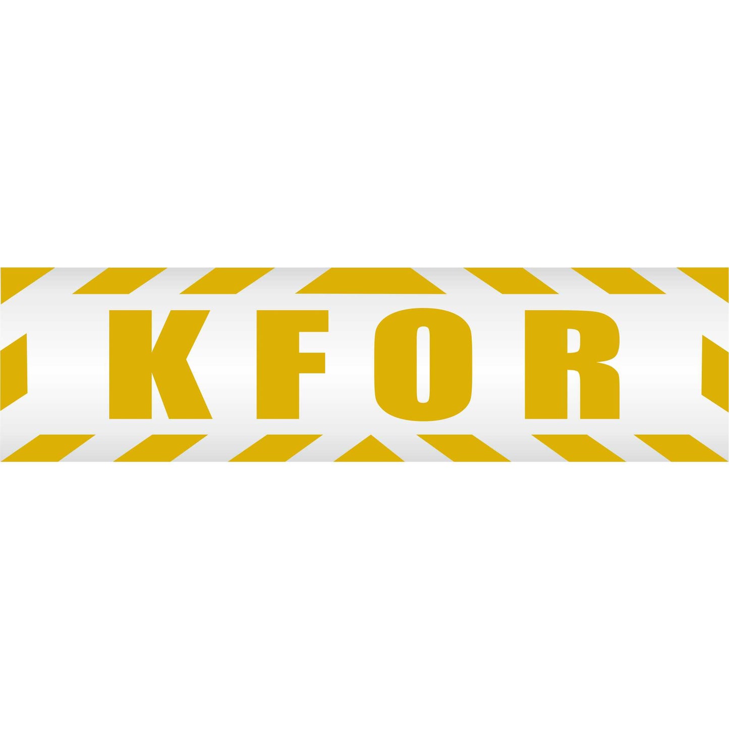 Magnetschild - KFOR - Magnetfolie für Auto - LKW - Truck - Baustelle - Firma