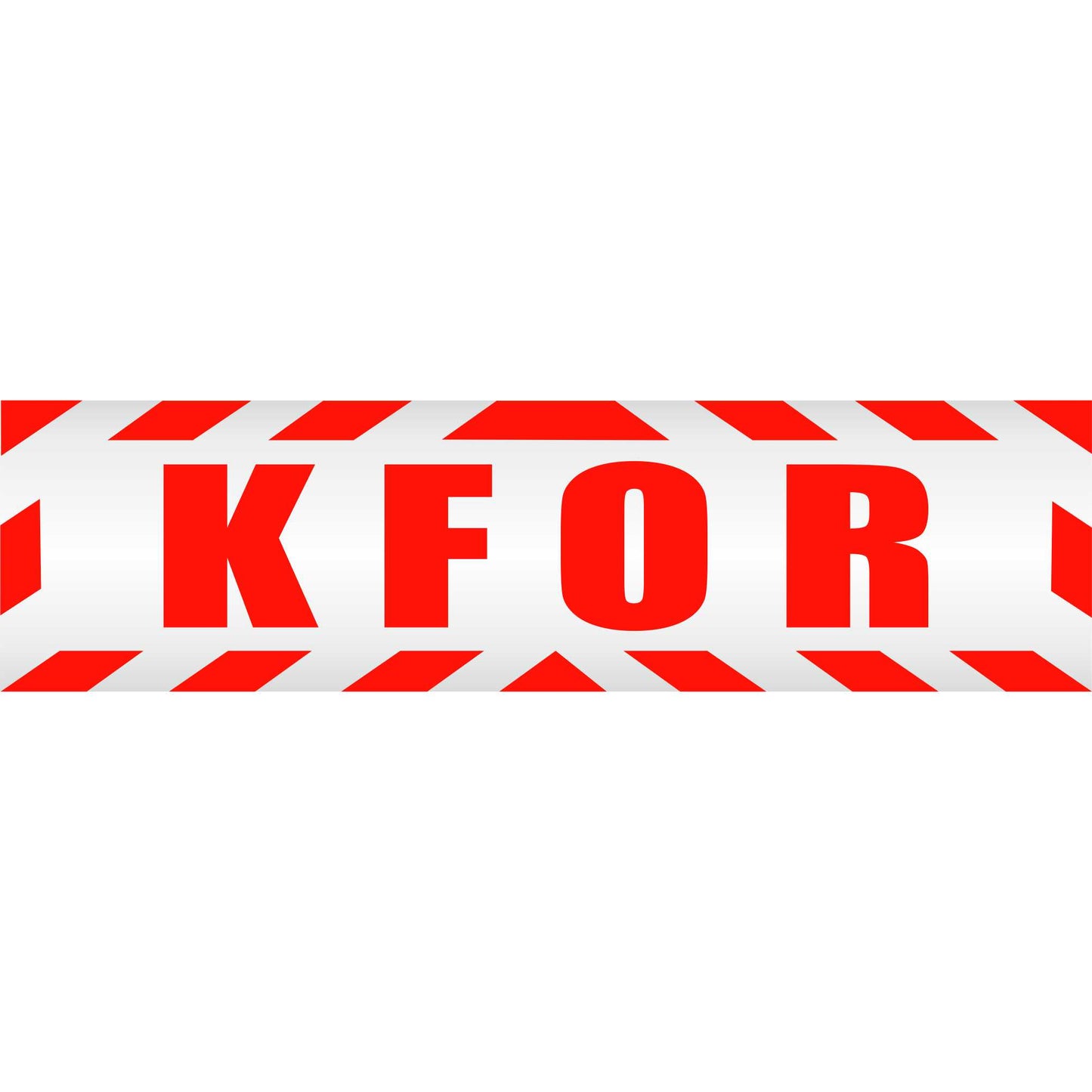 Magnetschild - KFOR - Magnetfolie für Auto - LKW - Truck - Baustelle - Firma
