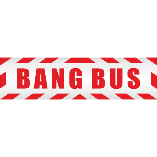 Magnetschild - Bang bus Pussy Wagon Fuck Truck Magnetfolie für Auto